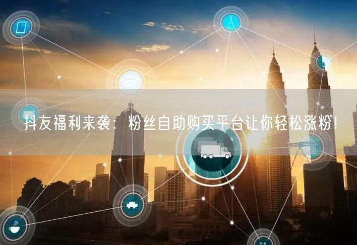 抖友福利来袭：粉丝自助购买平台让你轻松涨粉！