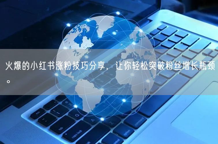 火爆的小红书涨粉技巧分享，让你轻松突破粉丝增长瓶颈。