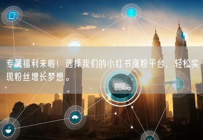 专属福利来啦！选择我们的小红书涨粉平台，轻松实现粉丝增长梦想。