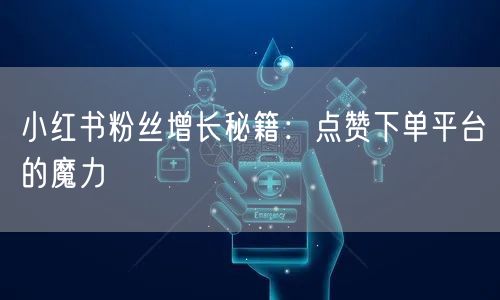 小红书粉丝增长秘籍：点赞下单平台的魔力