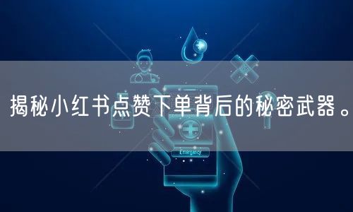 揭秘小红书点赞下单背后的秘密武器。