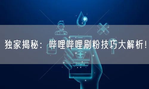 独家揭秘：哔哩哔哩刷粉技巧大解析！