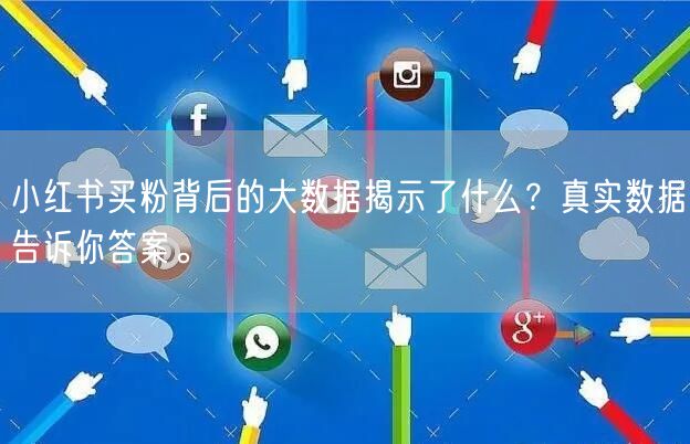 小红书买粉背后的大数据揭示了什么？真实数据告诉你答案。